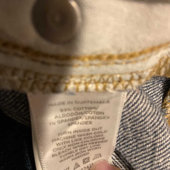 LOFT High Waisted Crop Straight Leg Jean. Size 4/27 - Picture 8 of 8